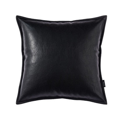 Touch Me Leather Pillow Cover