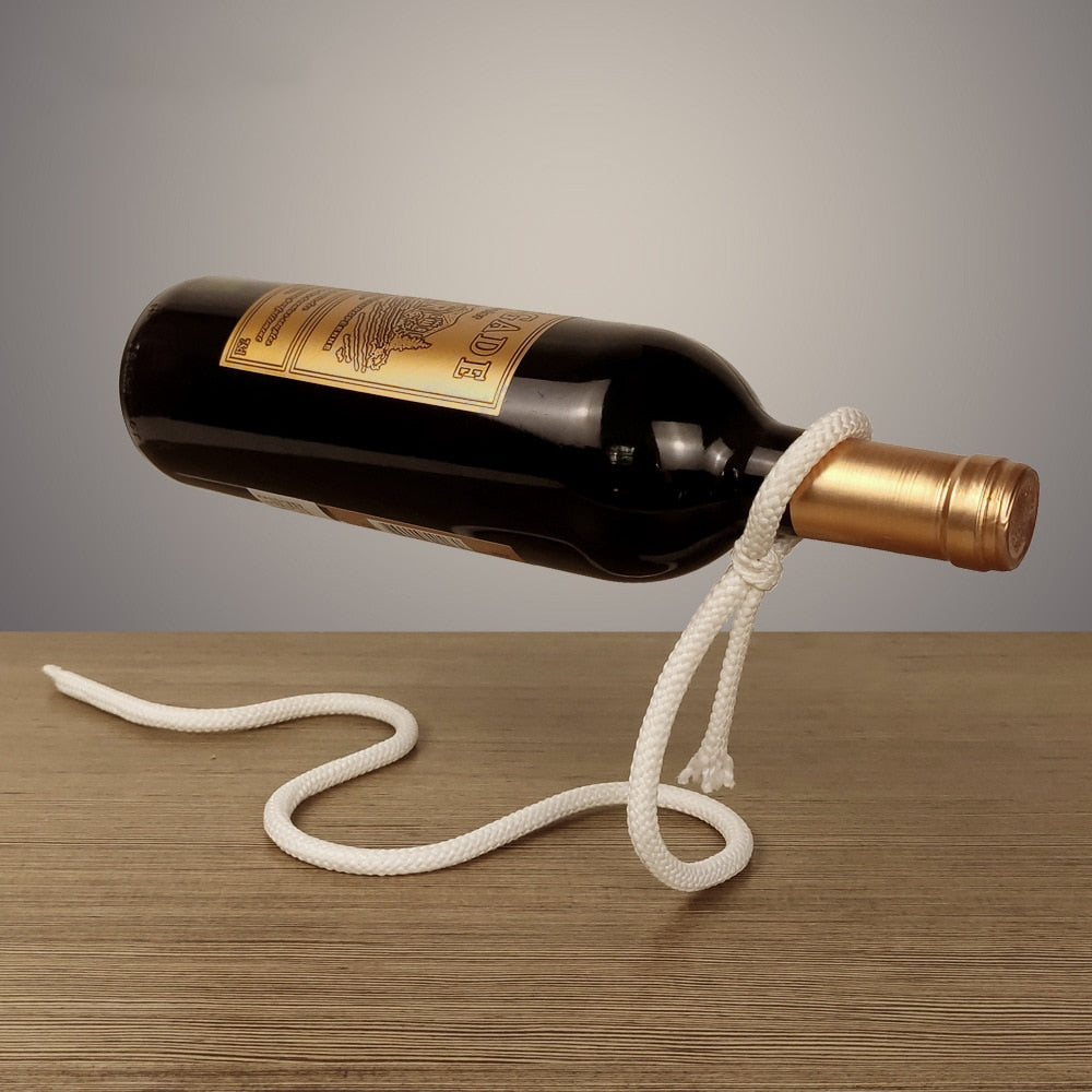 Slither Away Rope Wine Display