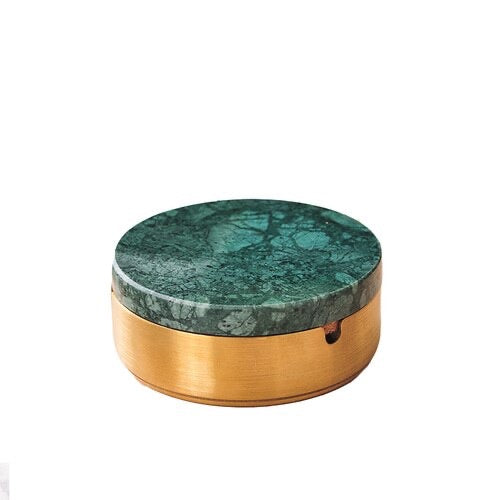 jade marble ashtray and spice decor small