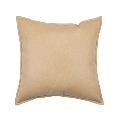 Touch Me Leather Pillow Cover