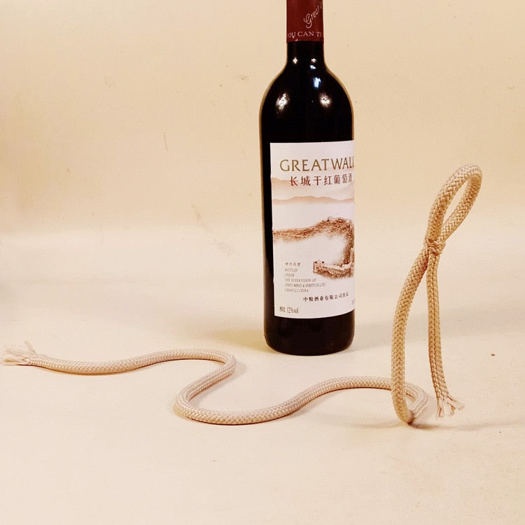 Slither Away Rope Wine Display