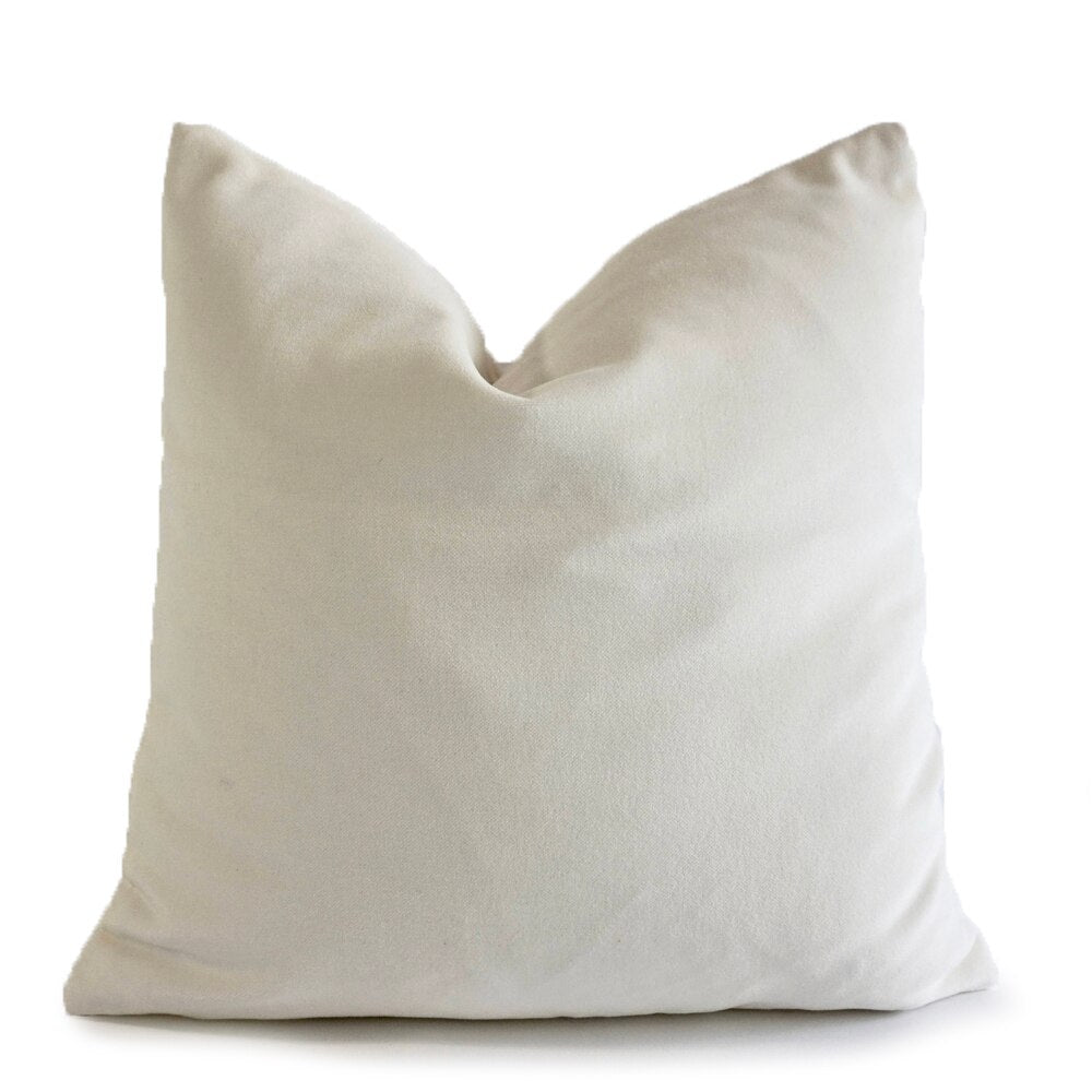 elegant anti wrinkle velvet pillow covers in white