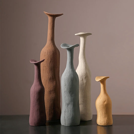 prime clay ceramic disfigured vases