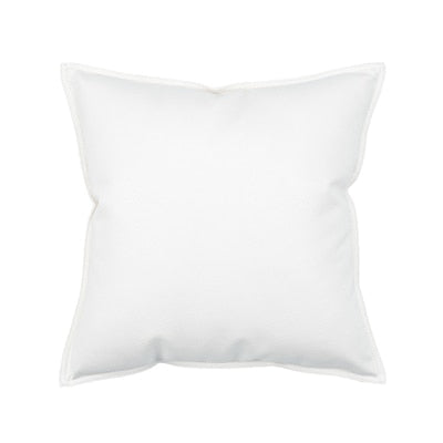 Touch Me Leather Pillow Cover