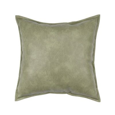 Touch Me Leather Pillow Cover