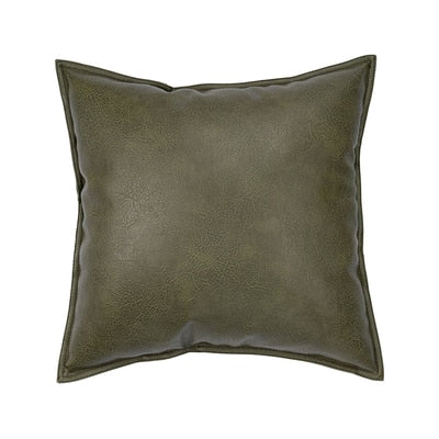 Touch Me Leather Pillow Cover